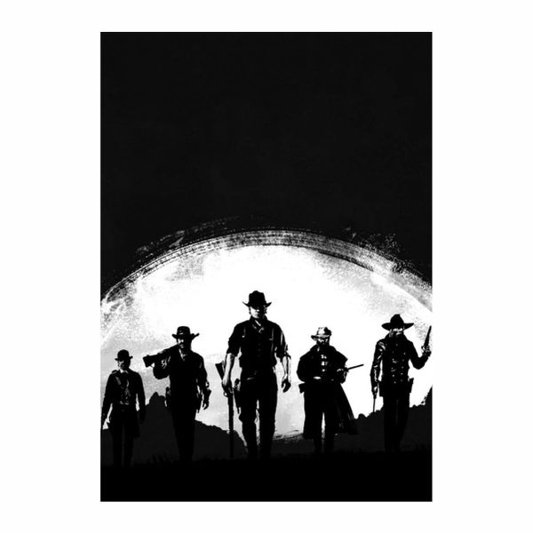 Red Dead Redemption Balck - A1 Poster