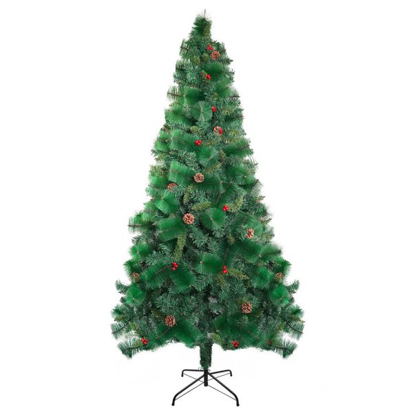 Martha Stewart 2.1m Forest Pine Christmas Tree with Pine Cones &amp; Berries