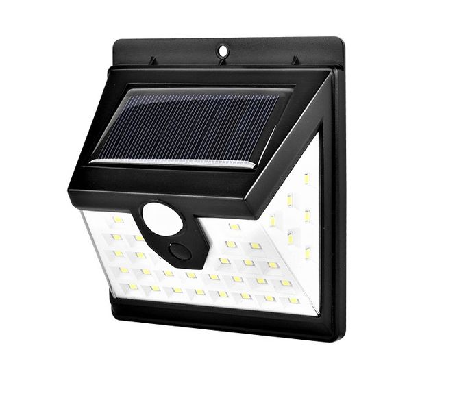 Solar Sensor Wall Light - Bright 40 LED with Dim Model