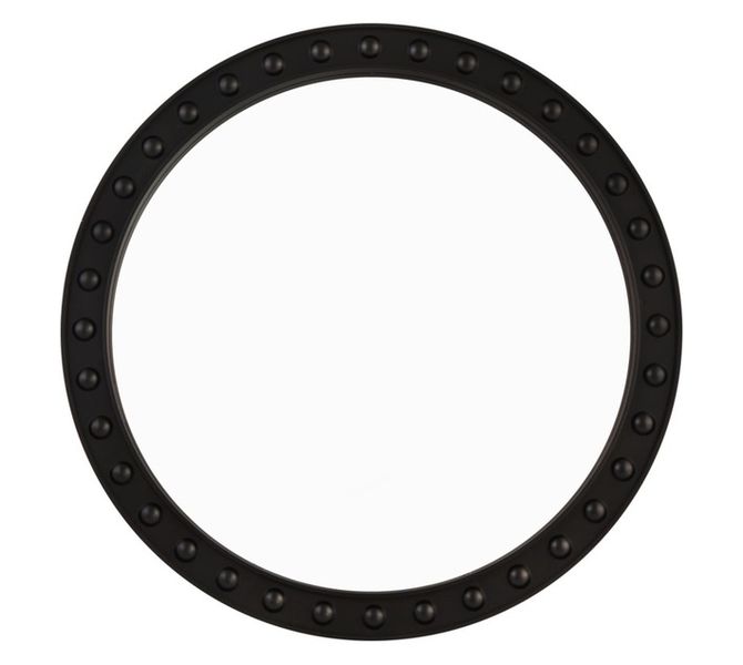 Sleek Modern Mirror - Black (800 x 800mm)