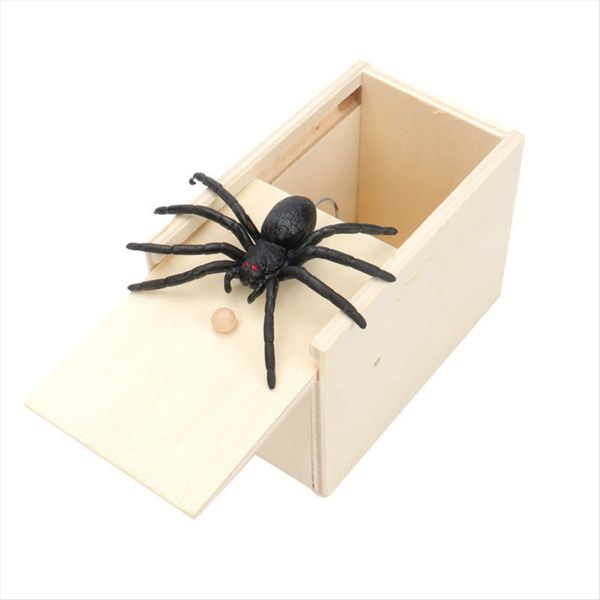 5 Pcs Spider Box Fake for Kids Finger Through Nail Toys Halloween