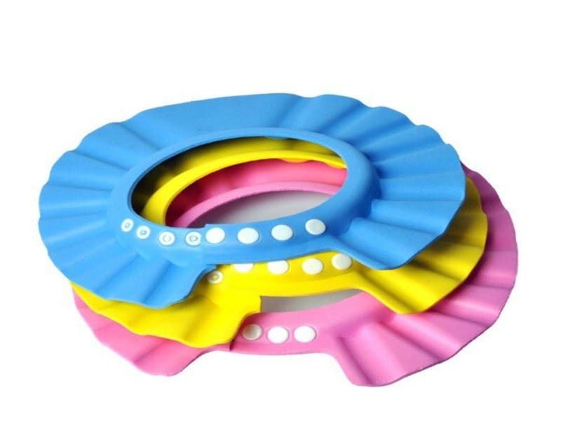 Pack of 3 Baby Plastic Shower Caps