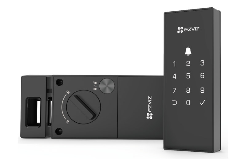 Ezviz DL03 Digital Smart Rim Lock - CS-DL03-WP-BK