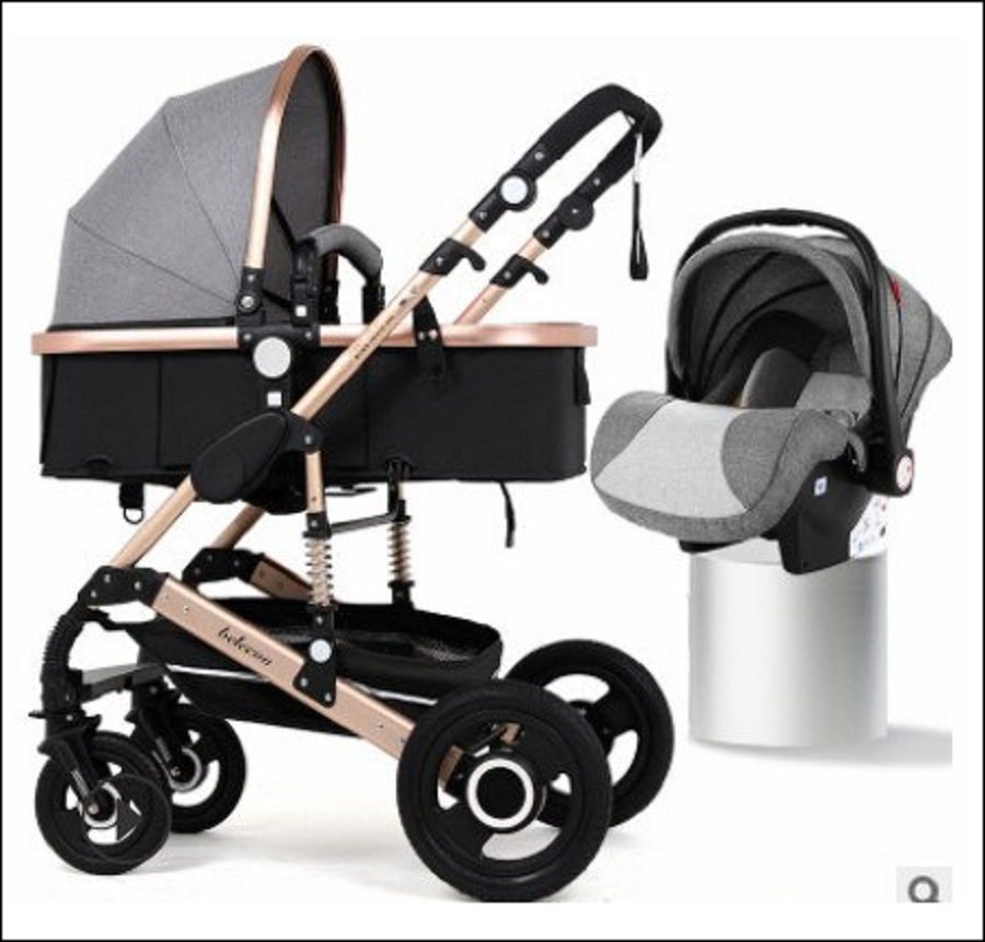 3 In 1 Baby Prams Baby Stroller Grey | Shop Today. Get it Tomorrow ...