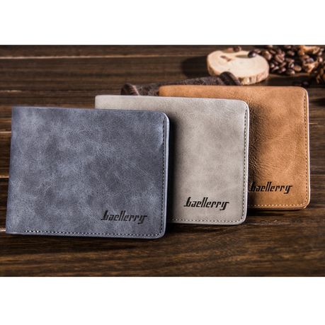 Baellerry Men s Frosted PU Leather Bifold Wallet Shop Today. Get