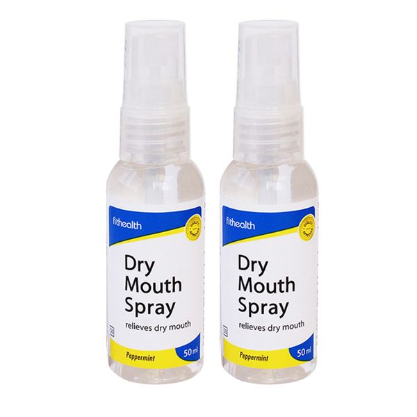 Fithealth Dry Mouth Spray for Instant Relief - 2 x 50ml