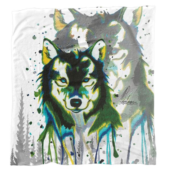 The Howler Light Weight Fleece Blanket By Nathan Pieterse