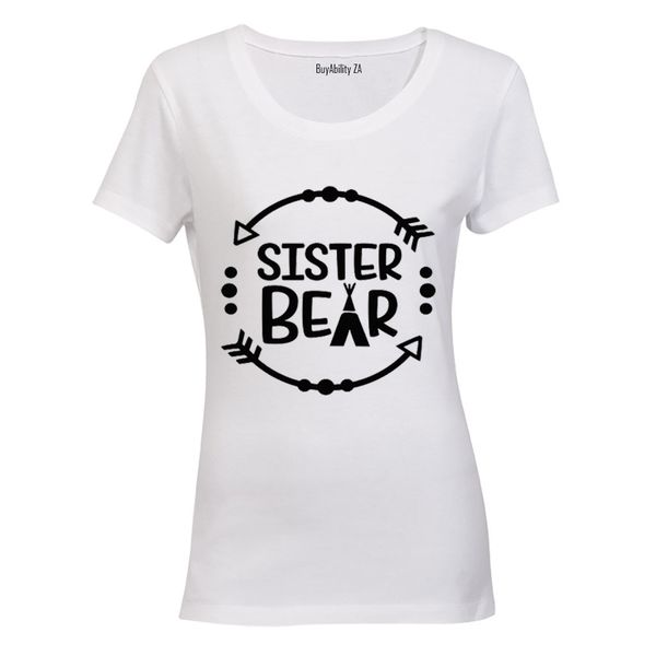 Sister Bear - Ladies - T-Shirt - White