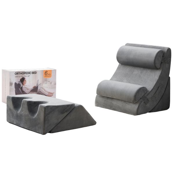 Orthopedic Wedge Pillow Set | Curve Wedge Pillow | Multi-Position Pillow