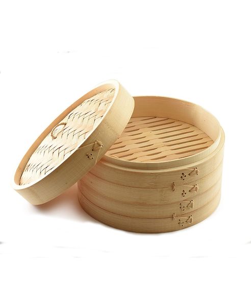 Mr. cheapest 2Tier Bamboo Steamer with Lid