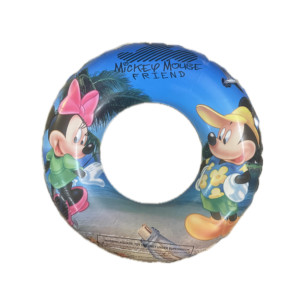 65cm Mickey and Mini Mouse Inflatable Swim Ring - Kid's Inflatable Pool Float