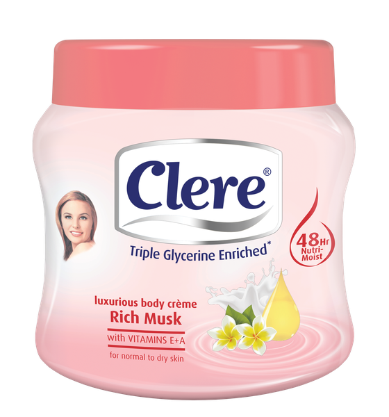 Clere Body Crème - Rich Musk 300ml
