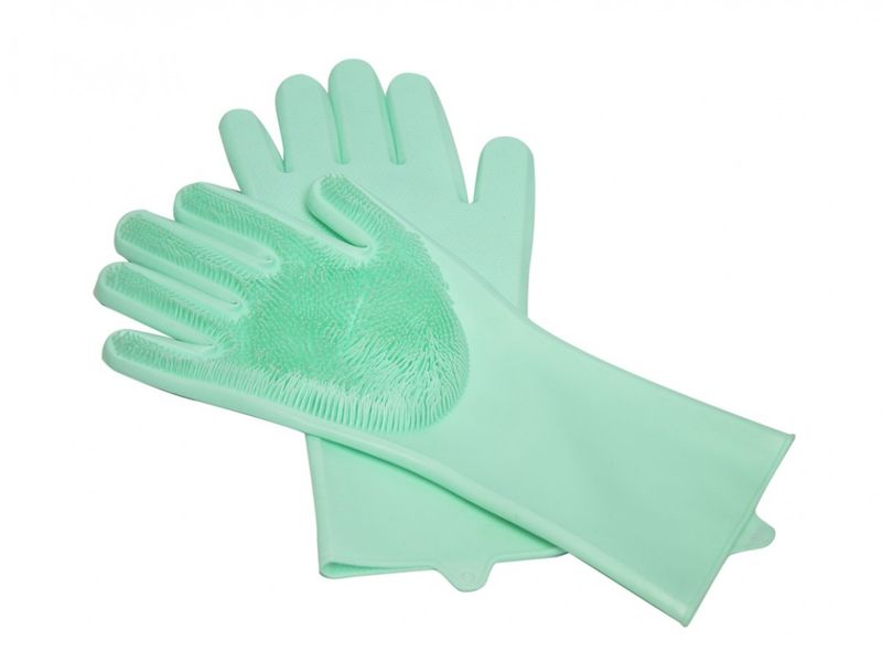 Fine Living Silicone Kitchen Gloves - Green