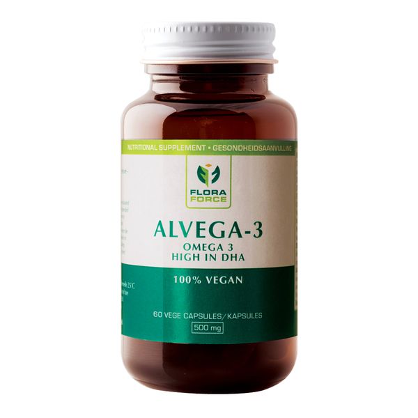 Flora Force Alvega-3 High DHA Vegan Omega 3 (60 Capsules)