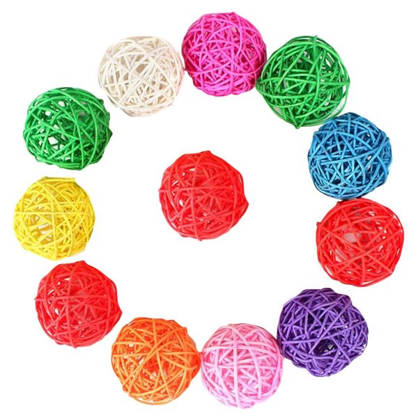 Craft Decor Multicolour Christmas Decoration Ball Set Of 12 (5cm)