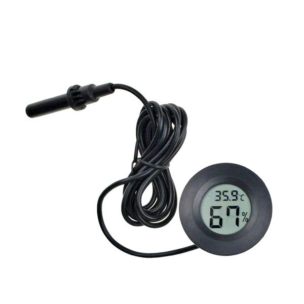 Mini - Round Thermometer &amp; Humidity Meter