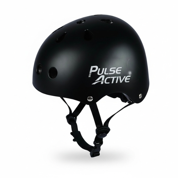 Black Ride On Safety Helmet