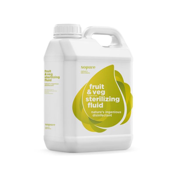 SoPure Natural Eco-Friendly Kitchen Fruit &amp; Veg Sterilizing Spray 5L