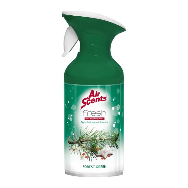Air Scents Fresh Dry Room Spray Forrest Green 250Ml - 2 Pack