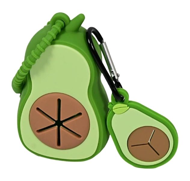 Avocado Shaped Silicone Pet Waste Bag Dispenser