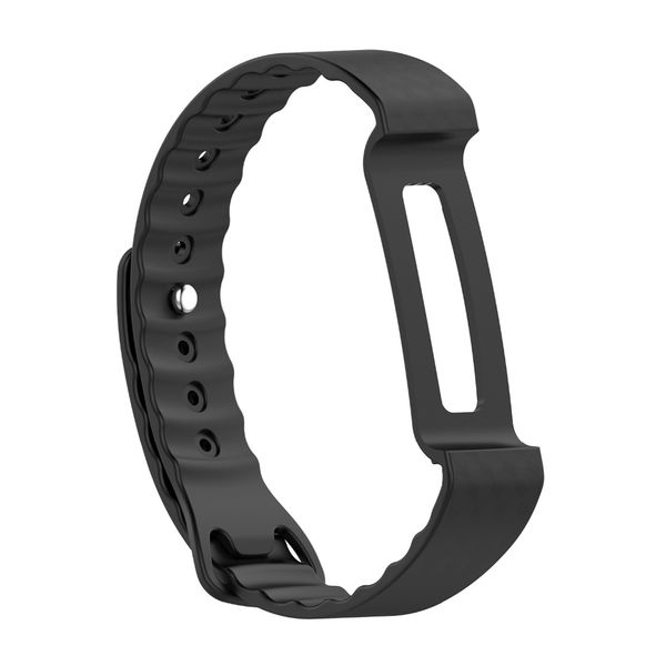 Silicone Watch Band Replacement Strap For Huawei Honor A2 Black 1Pc