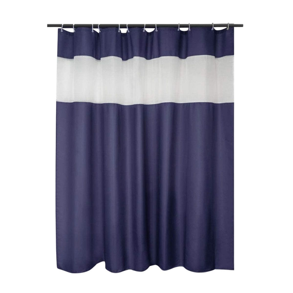 Shower Curtain with Liner and Hooks