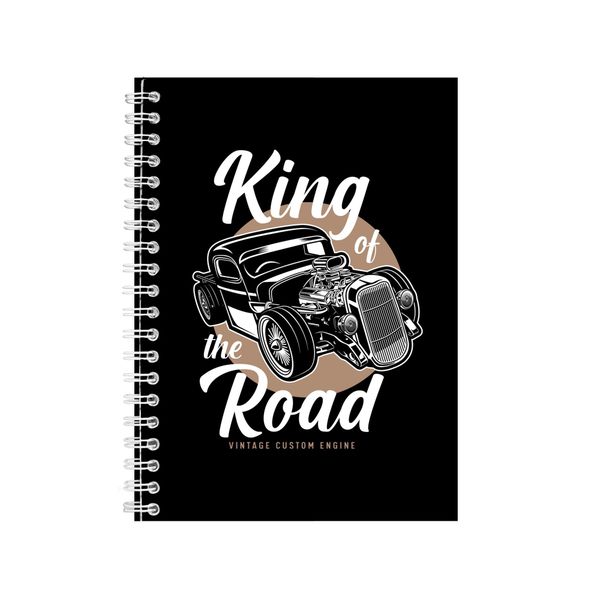 King Of The Road Notebook Car Gift Idea A5 notes 125