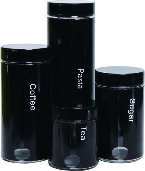 Royal Homeware 4 PCs Glass Storage Set