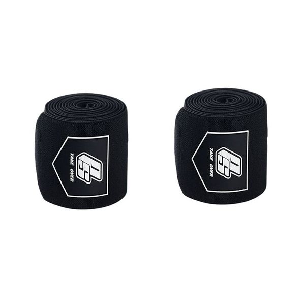 Fitness men's winding bench press deadlift elastic elbow pads