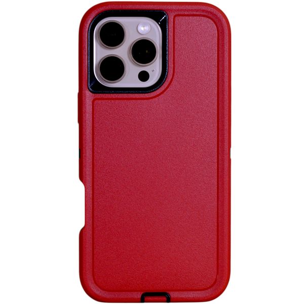 Solid Phone Case - 16 Pro Max - Bold Red