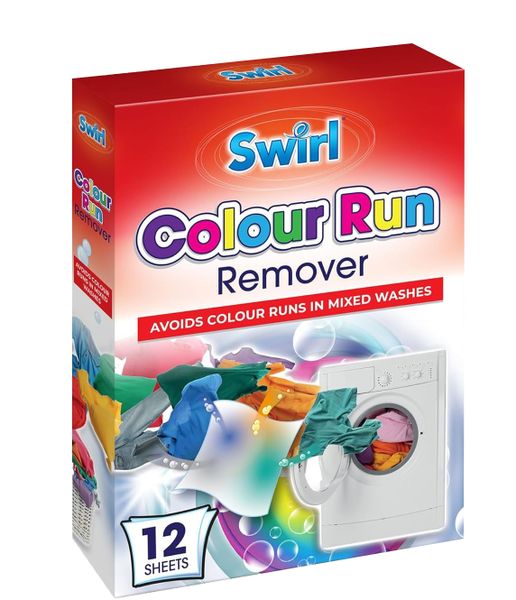 Swirl Colour Run Laundry Sheets 12-Pack