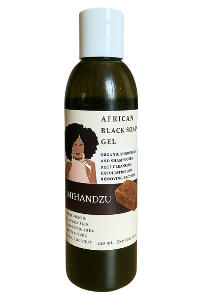 African Black Soap Shower Gel or Shampoo - 250 ML