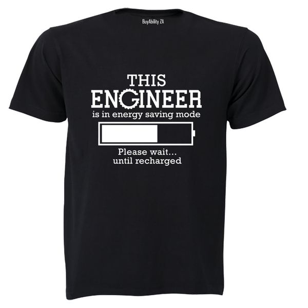 Engineer - Energy Saving Mode - Adults - T-Shirt