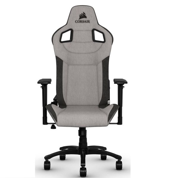 Corsair T3 RUSH; Fabric Gaming Chair - Gray/Charcoal