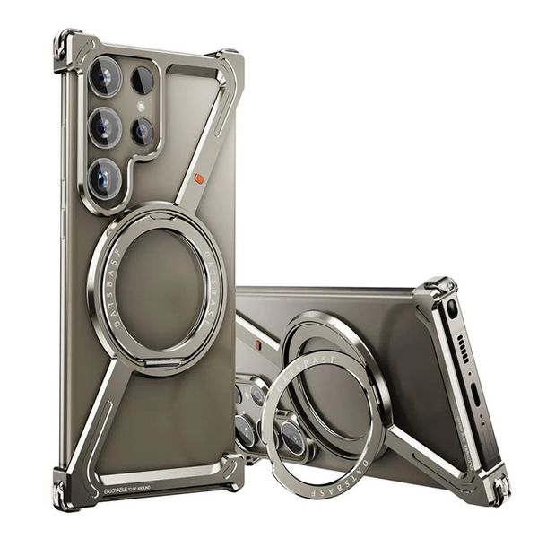 Metal-Aluminium Z Frame Case Compatible with Galaxy S24 Ultra