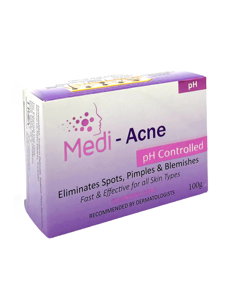 Medi-Acne Cleansing Soap (Eliminate Spots, Pimples &amp; Blemishes) - 8 Pack