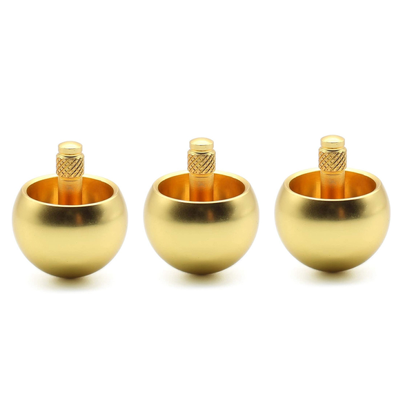 Tippe Top Metal Flip Over Top Stainless Steel Spinning Top Golden