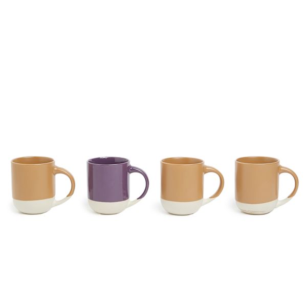 Funki 4 Piece Mug Set - Craft Stone Mix