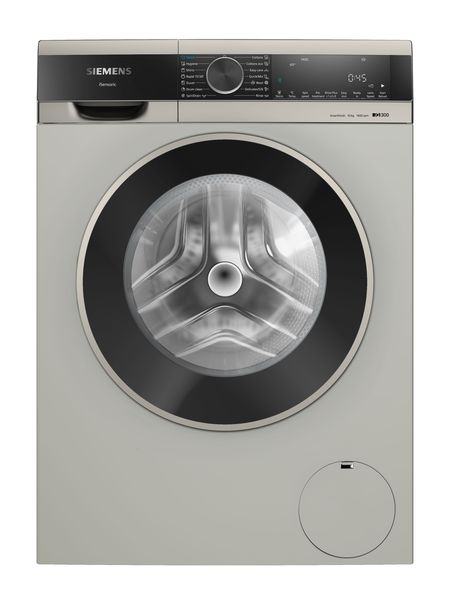 Siemens - 10kg Frontloader Washing Machine - iQ300 - Silver inox