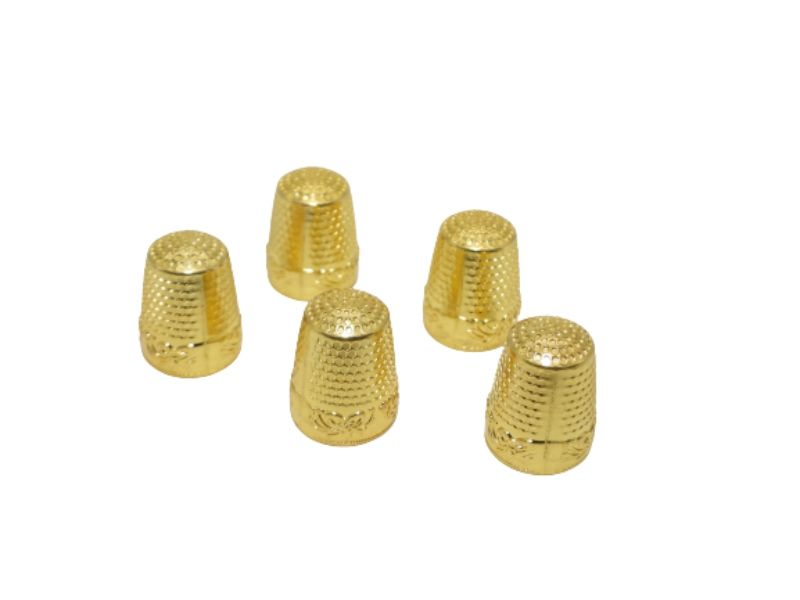 Gold Thimble for Sewing and Crafting Set of 5 Shop Today. Get it
