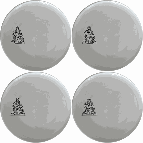 Pieta Art Side Plate Set of 4 - Range 4