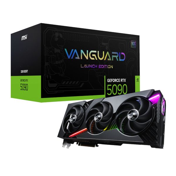 MSI GeForce RTX 5090 VANGUARD SOC Launch Edition 32GB Graphics Card - Black