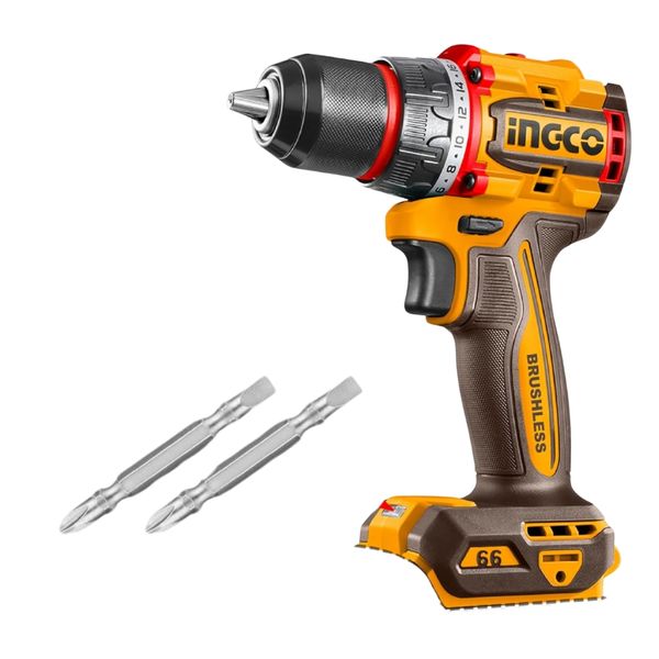 Ingco - Brushless Compact Drill 66NM - Unit Only