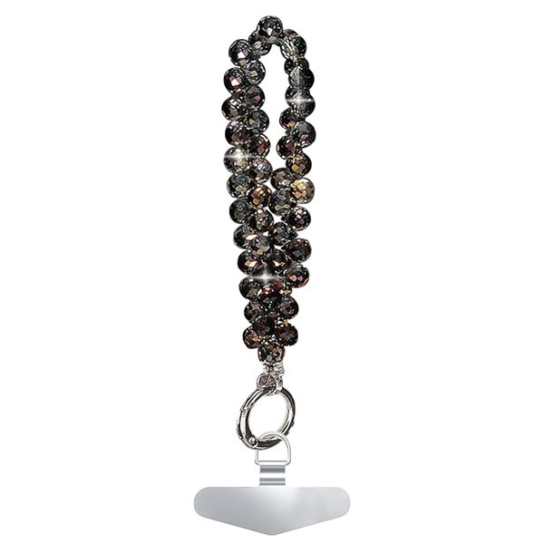 Beaded Phone Wrist Strap, Cellphone Lanyard Chain, Sparkling Phone Charm