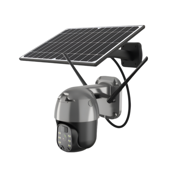 Solar 4G Surveillance Cam - PTZ, Motion Detection App Controlled Cam
