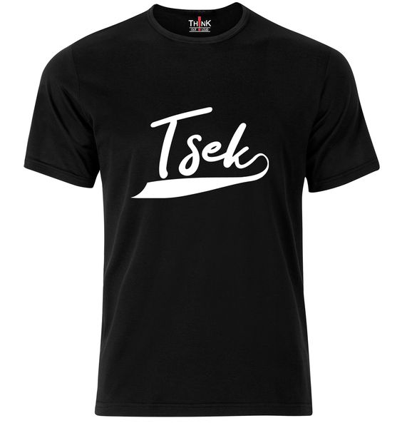 Think Out Loud Mens "Tsek" Short Sleeve Tshirt Black