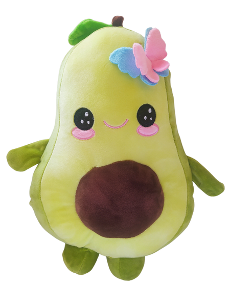 Avocado Butterfly Soft Plush Xtra Large Pillow - Toy - Avo Decor - 40cm