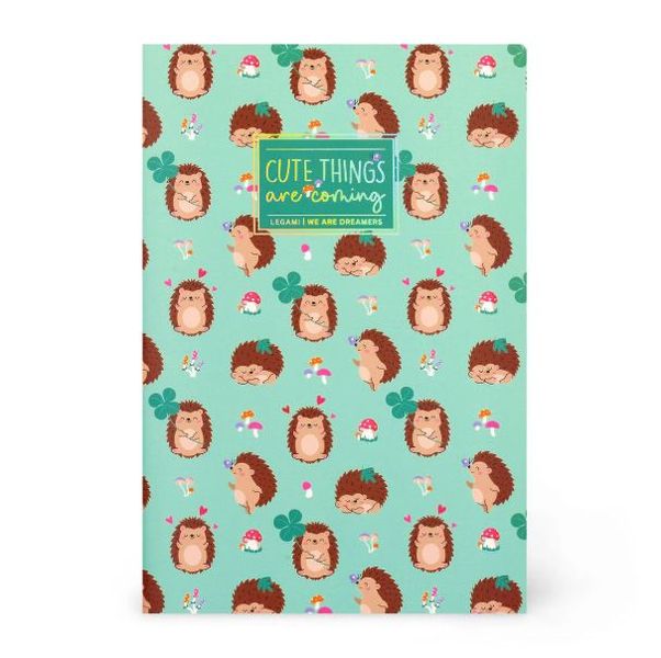 Quaderno Large Lined Hedgehog