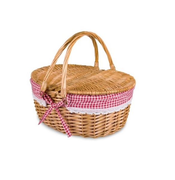 Picnic Basket Luxury Cane - 38cm