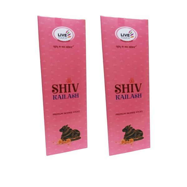 Live Touch Shiv Kailash Incense Sticks Pack of 2 x 90g